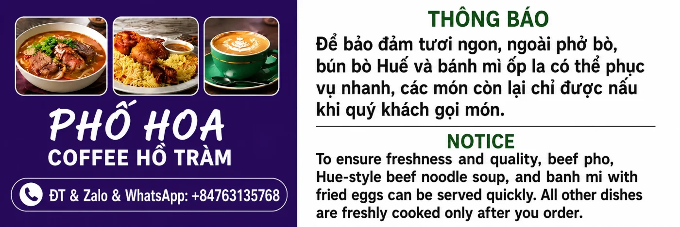 Phố Hoa Coffee Hồ Tràm